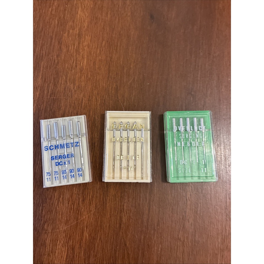 Schmitz & Organ DCx1 Serger / Overlock Sewing Machine Needles 15 Count